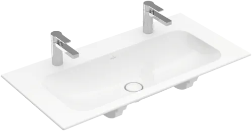 VILLEROY BOCH Finion Vanity washbasin, 1000 x 500 x 160 mm, White Alpin CeramicPlus, without overflow, unground #4164A1R1 resmi
