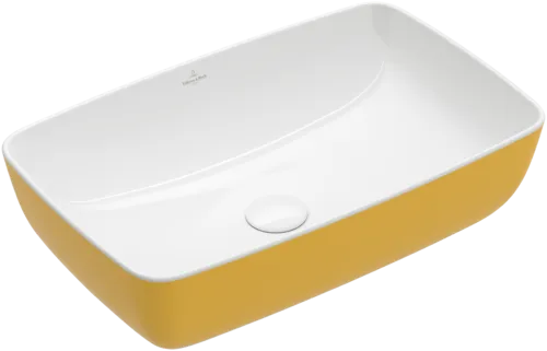Зображення з  VILLEROY BOCH Artis Surface-mounted washbasin, 580 x 385 x 130 mm, Indian Summer, without overflow #417258BCW9