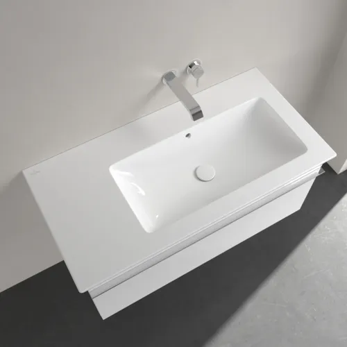 Bild von VILLEROY BOCH Venticello Schrankwaschtisch, 1000 x 500 x 170 mm, Weiß Alpin, mit Überlauf #4134R301