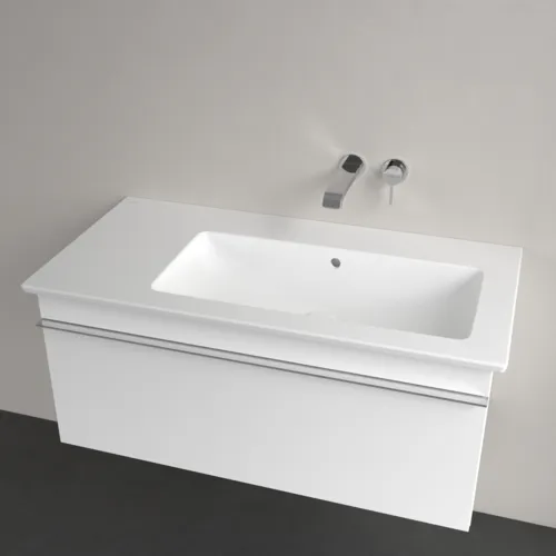 Bild von VILLEROY BOCH Venticello Schrankwaschtisch, 1000 x 500 x 170 mm, Weiß Alpin, mit Überlauf #4134R301