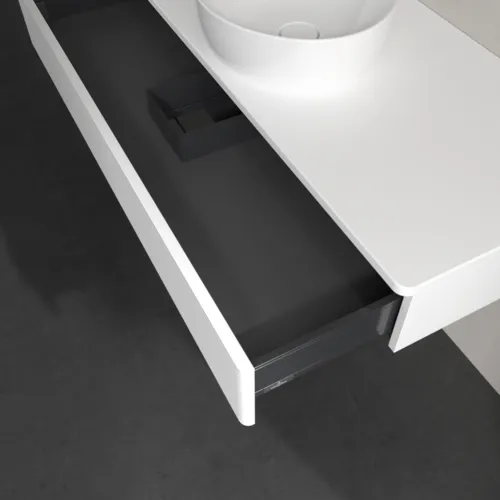 Bild von VILLEROY BOCH Antao Waschbeckenunterschrank, 1 Auszug, 1200 x 190 x 500 mm, Front mit Struktur, White Matt Lacquer / White Matt Lacquer #K10110MT