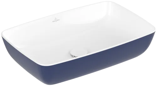 Picture of VILLEROY BOCH Artis Surface-mounted washbasin, 580 x 385 x 130 mm, Deep Ocean, without overflow #417258BCS4
