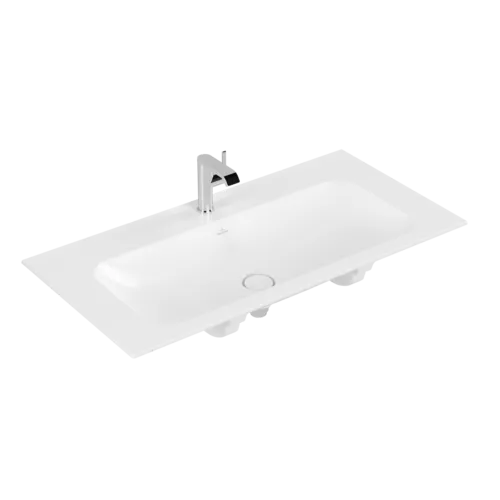 VILLEROY BOCH Finion Vanity washbasin, 1000 x 500 x 160 mm, Stone White CeramicPlus, without overflow, unground #4164A2RW resmi