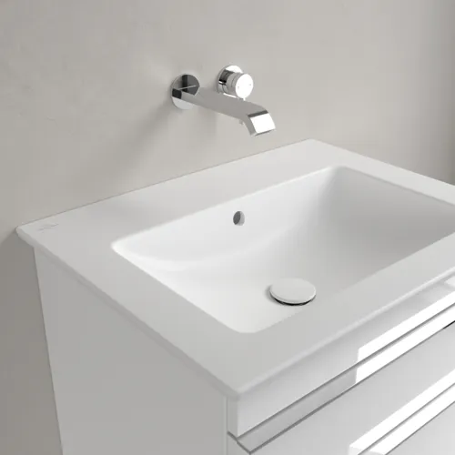Bild von VILLEROY BOCH Venticello Waschbecken, 655 x 500 x 170 mm, Stone White CeramicPlus, mit Überlauf #412467RW