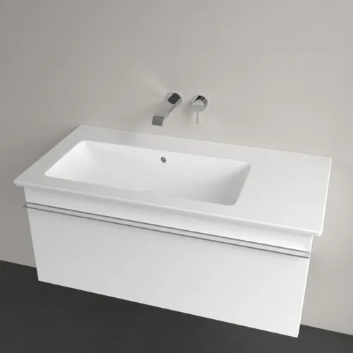 Bild von VILLEROY BOCH Venticello Schrankwaschtisch, 1000 x 500 x 170 mm, Weiß Alpin CeramicPlus, mit Überlauf #4134L3R1
