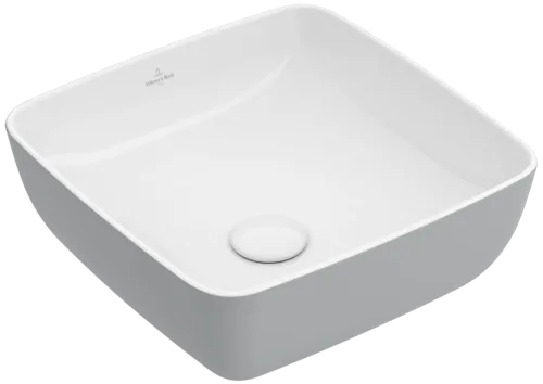 Picture of VILLEROY BOCH Artis Surface-mounted washbasin, 410 x 410 x 130 mm, French Linen, without overflow #417841BCT7