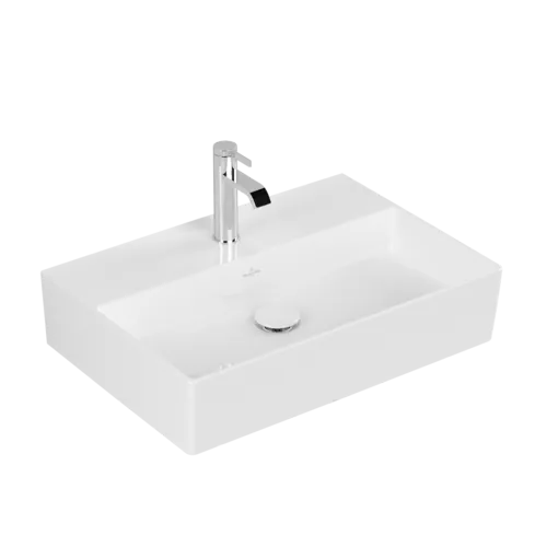 Зображення з  VILLEROY BOCH Memento 2.0 Washbasin, 600 x 420 x 135 mm, White Alpin CeramicPlus, without overflow, ground #4A226LR1