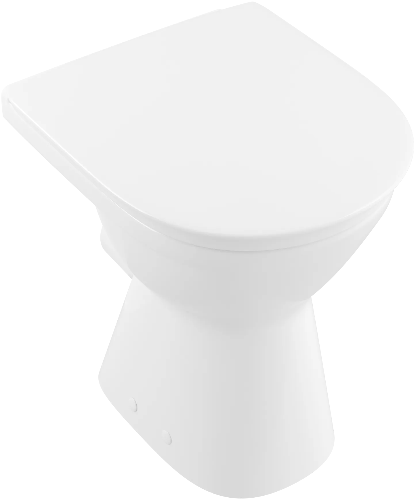 Зображення з  VILLEROY BOCH ViCare Washdown toilet, rimless, floor-standing, White Alpin CeramicPlus #4683R0R1