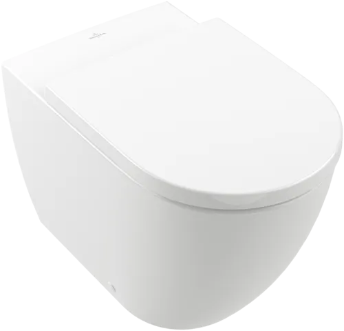 Bild von VILLEROY BOCH Subway 3.0 Tiefspül-WC spülrandlos, bodenstehend, mit TwistFlush / AntiBac, Weiß Alpin AntiBac CeramicPlus #4671T0T2