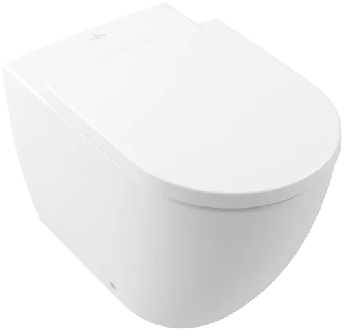 Bild von VILLEROY BOCH Subway 3.0 Tiefspül-WC spülrandlos, bodenstehend, mit TwistFlush, Stone White CeramicPlus #4671T0RW