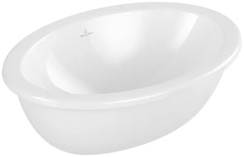 εικόνα του VILLEROY BOCH Loop & Friends Undercounter washbasin, 485 x 325 x 215 mm, White Alpin CeramicPlus, with overflow #4A5400R1