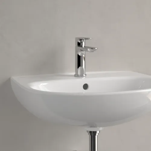 Bild von VILLEROY BOCH O.novo Waschbecken, 550 x 440 x 180 mm, Weiß Alpin, mit Überlauf #4A405501