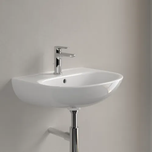 Bild von VILLEROY BOCH O.novo Waschbecken, 550 x 440 x 180 mm, Weiß Alpin, mit Überlauf #4A405501