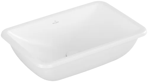 εικόνα του VILLEROY BOCH Loop & Friends Undercounter washbasin, 540 x 340 x 190 mm, Stone White CeramicPlus, with overflow #4A5700RW