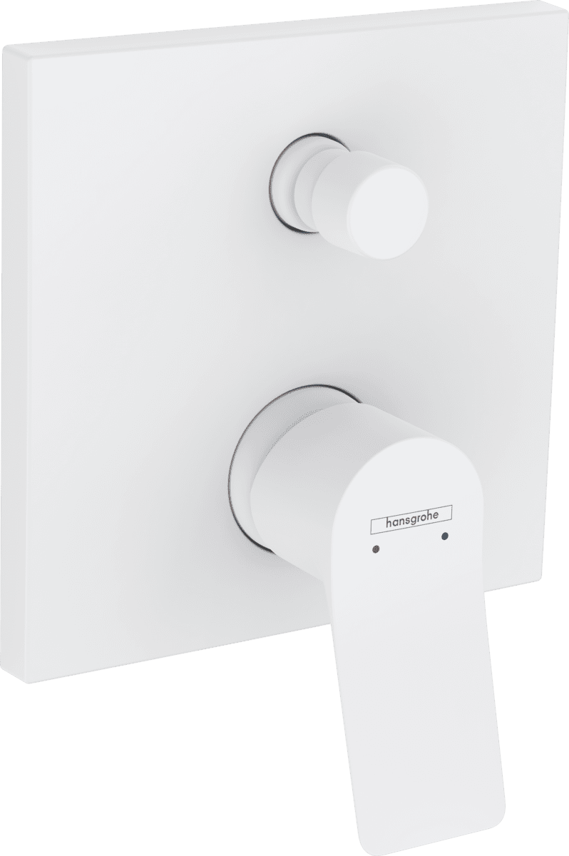 HANSGROHE Vivenis Tek kollu banyo bataryası ankastre, entegre karışım güvenliği EN1717'ye göre #75416700 - Satin Beyaz resmi