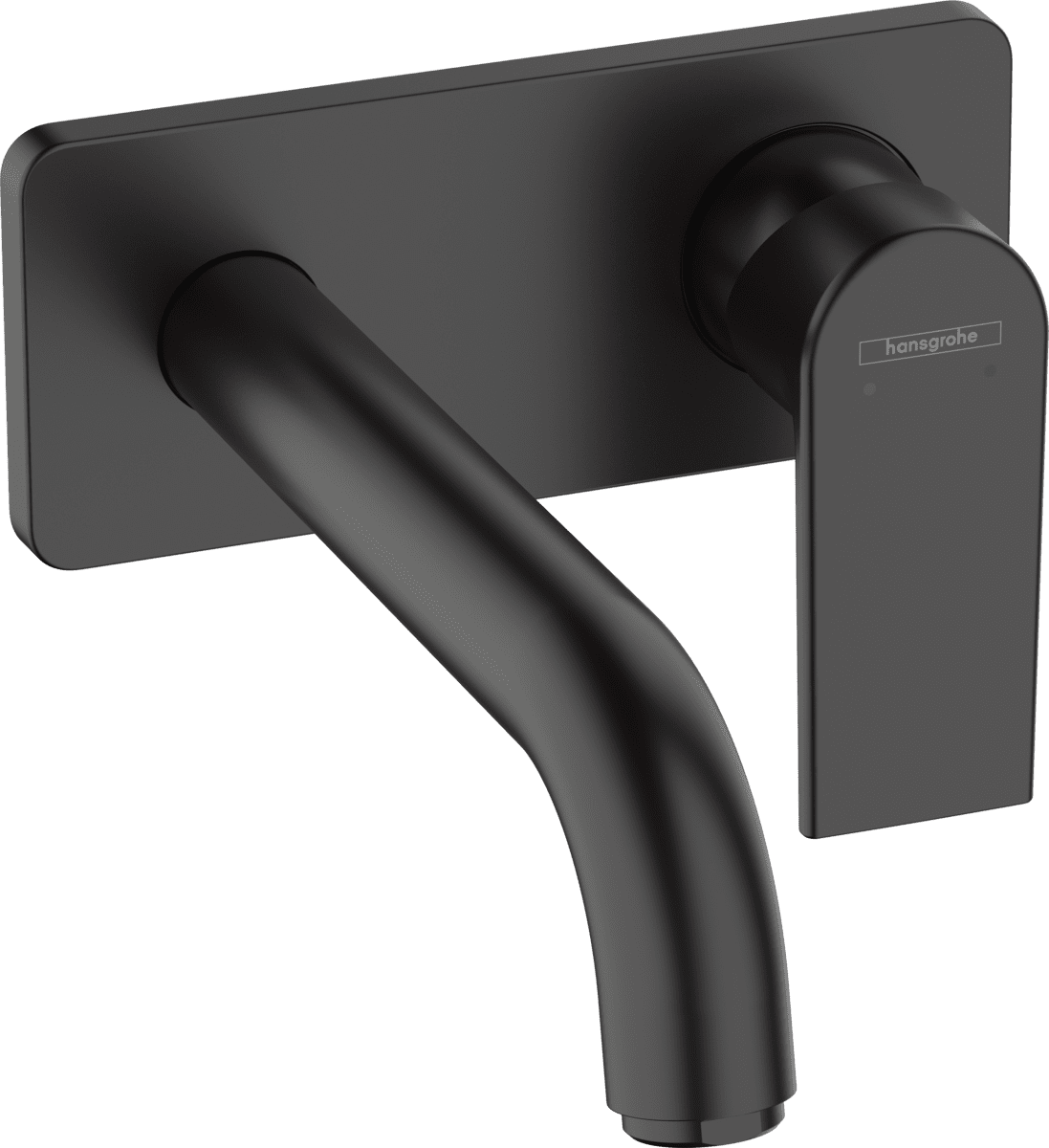 Зображення з  HANSGROHE Vernis Shape Single lever basin mixer for concealed installation wall-mounted with spout 20,7 cm #71578670 - Matt Black
