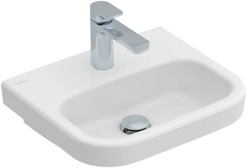 VILLEROY BOCH Architectura Handwashbasin, 450 x 380 x 145 mm, White Alpin, without overflow #43734601 resmi