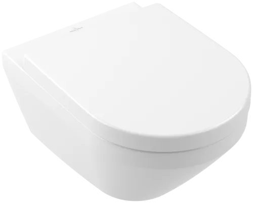 Bild von VILLEROY BOCH Architectura Tiefspül-WC spülrandlos, wandhängend, mit AntiBac, Weiß Alpin AntiBac CeramicPlus #4694C0T2