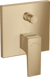 Bild von HANSGROHE Metropol Einhebel-Wannenmischer Unterputz mit Hebelgriff und integrierter Sicherungskombination nach EN1717 für iBox universal #32546140 - Brushed Bronze