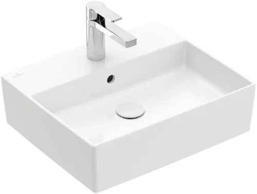 VILLEROY BOCH Memento 2.0 Surface-mounted washbasin, 498 x 420 x 139 mm, White Alpin, with overflow #4A075001 resmi