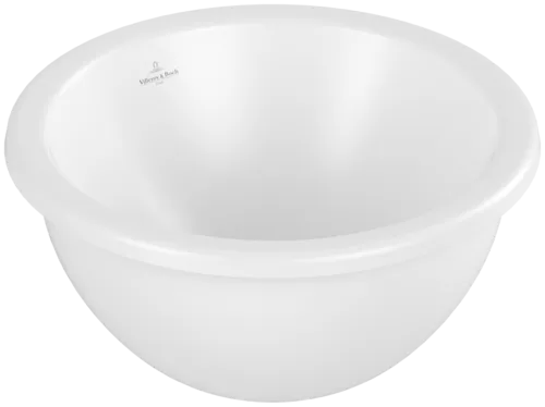 εικόνα του VILLEROY BOCH Loop & Friends Undercounter washbasin, 330 x 330 x 190 mm, Stone White CeramicPlus, without overflow #4A5101RW