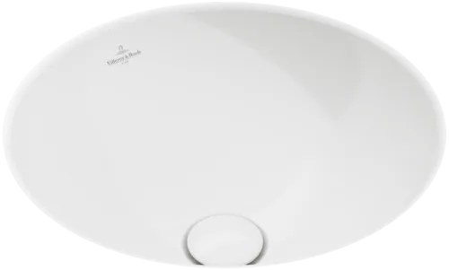εικόνα του VILLEROY BOCH Loop & Friends Undercounter washbasin, 330 x 330 x 190 mm, White Alpin, with overflow #4A510001