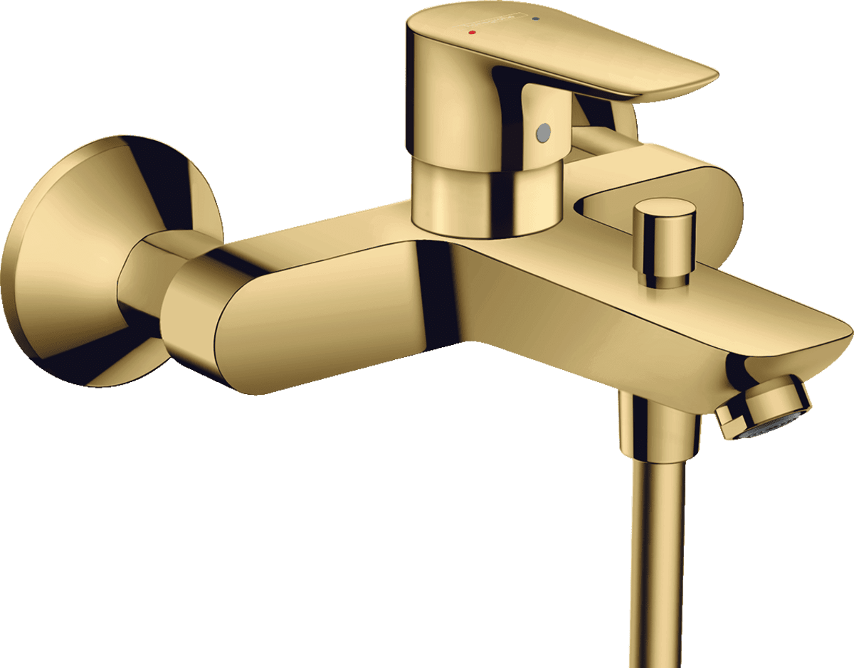 HANSGROHE Talis E Einhebel-Wannenmischer Aufputz #71740990 - Polished Gold Optic