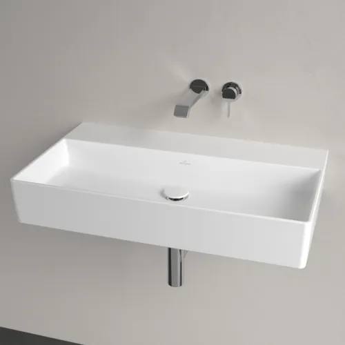 Picture of VILLEROY BOCH Memento 2.0 Washbasin, 800 x 470 x 140 mm, White Alpin, without overflow #4A228301