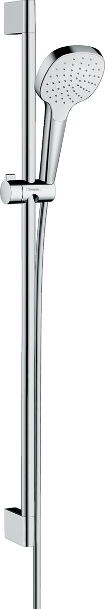 Зображення з  HANSGROHE Croma Select E Shower set 110 1jet EcoSmart 9 l/min with shower bar 90 cm #26595400 - White/Chrome