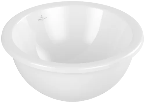 VILLEROY BOCH Loop & Friends Undercounter washbasin, 380 x 380 x 210 mm, White Alpin CeramicPlus, without overflow #4A5201R1 resmi