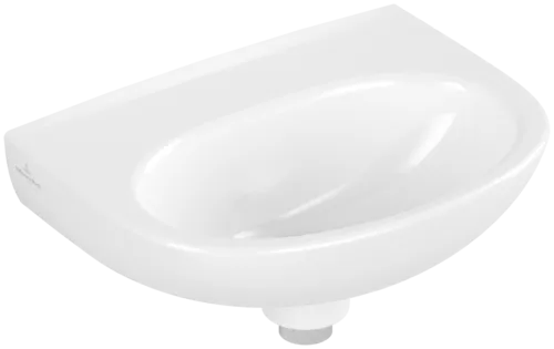 Bild von VILLEROY BOCH O.novo Handwaschbecken, 360 x 275 x 145 mm, Weiß Alpin CeramicPlus, ohne Überlauf #434037R1