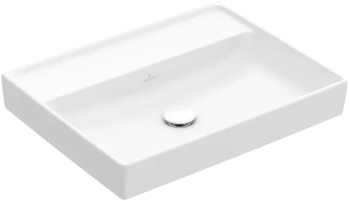 VILLEROY BOCH Collaro Washbasin, 600 x 470 x 160 mm, White Alpin, without overflow #4A336301 resmi