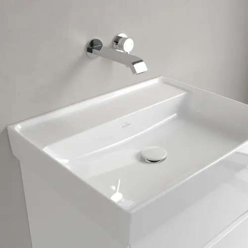 Bild von VILLEROY BOCH Collaro Waschbecken, 600 x 470 x 160 mm, Weiß Alpin, ohne Überlauf #4A336301