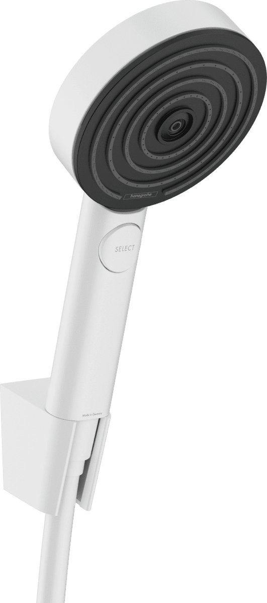 Зображення з  HANSGROHE Pulsify Select S Shower holder set 105 3jet Relaxation with shower hose 125 cm Matt White 24302700