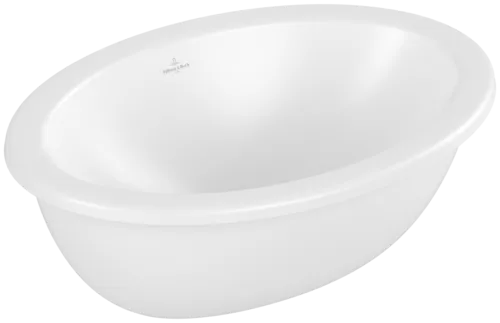 εικόνα του VILLEROY BOCH Loop & Friends Undercounter washbasin, 485 x 325 x 215 mm, Stone White CeramicPlus, without overflow #4A5401RW