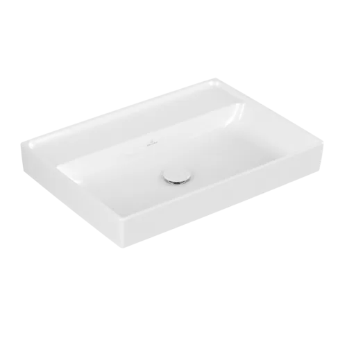 Picture of VILLEROY BOCH Collaro Washbasin, 650 x 470 x 160 mm, White Alpin CeramicPlus, without overflow #4A3368R1