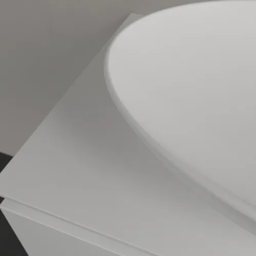 Bild von VILLEROY BOCH Loop & Friends Aufsatzwaschbecken, 620 x 420 x 120 mm, Stone White CeramicPlus, ohne Überlauf #4A4801RW