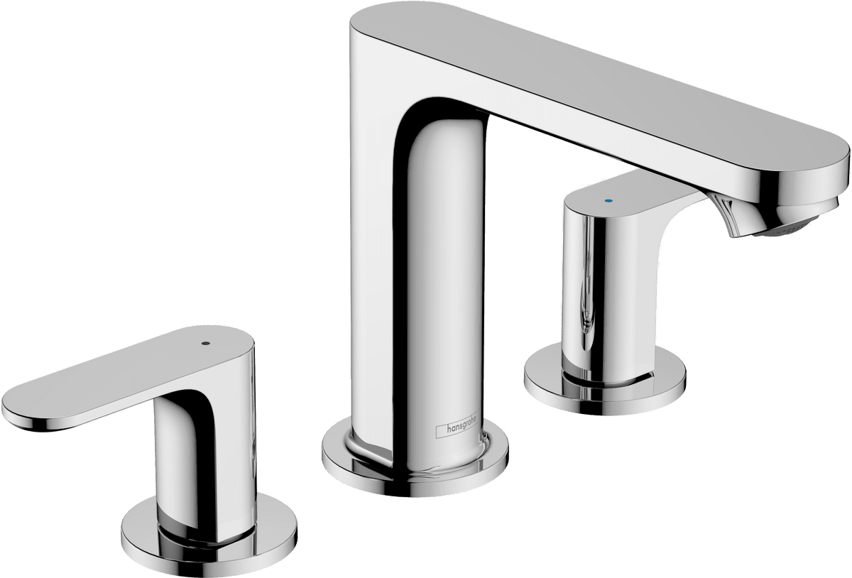 HANSGROHE Rebris S 3-hole basin mixer 110 with pop-up waste set Chrome 72530000 resmi