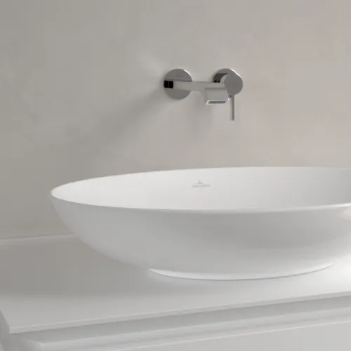 Bild von VILLEROY BOCH Loop & Friends Aufsatzwaschbecken, 620 x 420 x 120 mm, Weiß Alpin CeramicPlus, ohne Überlauf #4A4801R1