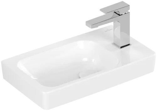 Зображення з  VILLEROY BOCH Architectura Handwashbasin, 480 x 275 x 138 mm, White Alpin, without overflow #43864901