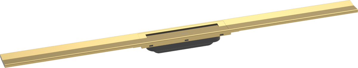Зображення з  HANSGROHE RainDrain Flex Finish set shower drain 1000 cuttable #56046990 - Polished Gold Optic