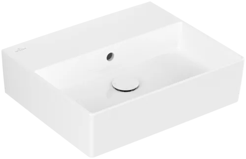 εικόνα του VILLEROY BOCH Memento 2.0 Washbasin, 500 x 420 x 140 mm, White Alpin CeramicPlus, with overflow, unground #4A2252R1