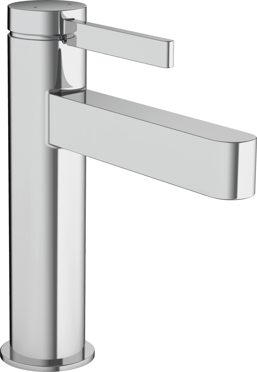 Bild von HANSGROHE Finoris Einhebel-Waschtischmischer 110 mit Push-Open Ablaufgarnitur #76023000 - Chrom