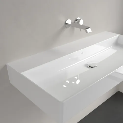 VILLEROY BOCH Memento 2.0 Waschbecken, 1000 x 470 x 135 mm, Weiß Alpin CeramicPlus, ohne Überlauf #4A22A3R1, Bild 8