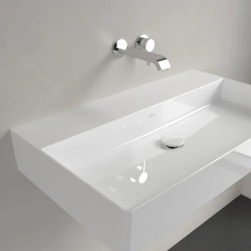 Bild von VILLEROY BOCH Memento 2.0 Waschbecken, 800 x 470 x 140 mm, Weiß Alpin CeramicPlus, ohne Überlauf, Unterseite geschliffen #4A228FR1