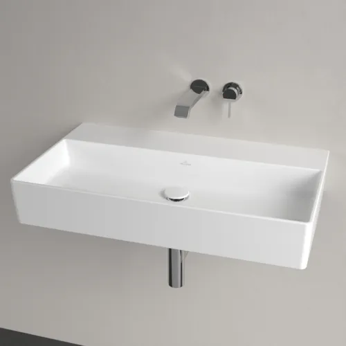 Bild von VILLEROY BOCH Memento 2.0 Waschbecken, 800 x 470 x 140 mm, Weiß Alpin CeramicPlus, ohne Überlauf, Unterseite geschliffen #4A228FR1