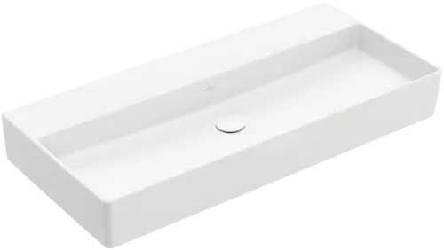 Picture of VILLEROY BOCH Memento 2.0 Washbasin, 1000 x 470 x 135 mm, Stone White CeramicPlus, without overflow #4A22A3RW