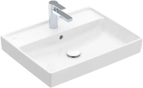 Picture of VILLEROY BOCH Collaro Washbasin, 600 x 470 x 160 mm, White Alpin, with overflow #4A336001