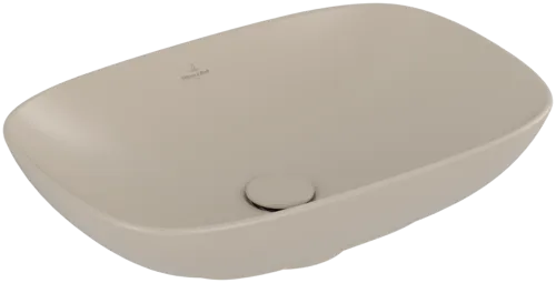 VILLEROY BOCH Loop & Friends Surface-mounted washbasin, 560 x 380 x 120 mm, Almond CeramicPlus, with overflow #4A4900AM resmi