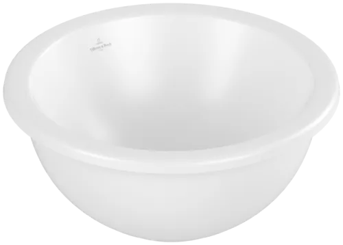 VILLEROY BOCH Loop & Friends Undercounter washbasin, 380 x 380 x 210 mm, Stone White CeramicPlus, with overflow #4A5200RW resmi